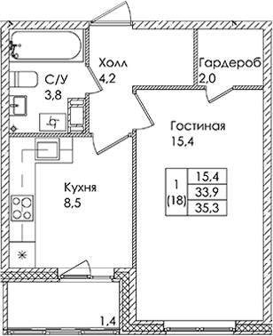 Планировка квартиры