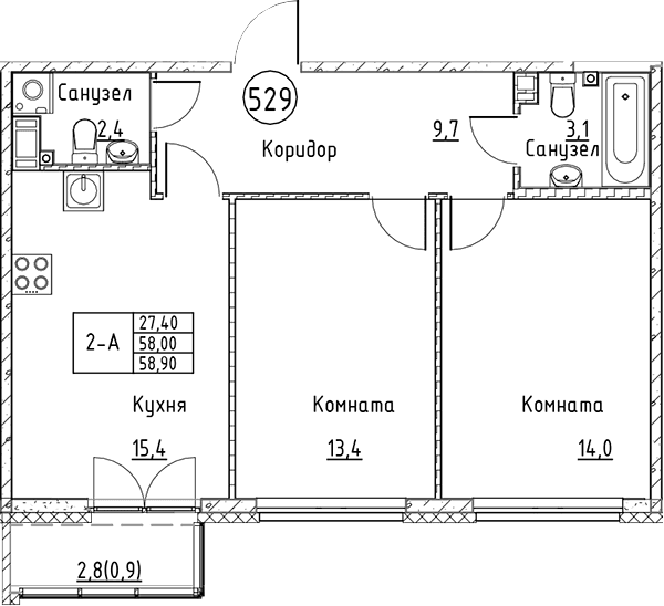 Планировка квартиры