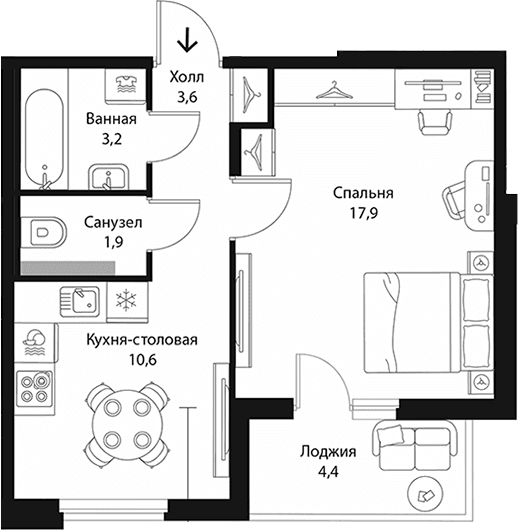 Планировка квартиры