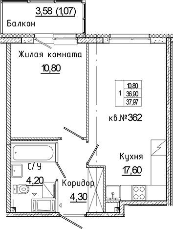 Планировка квартиры