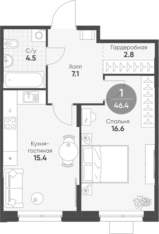 Планировка квартиры