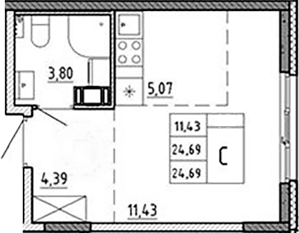 Планировка квартиры
