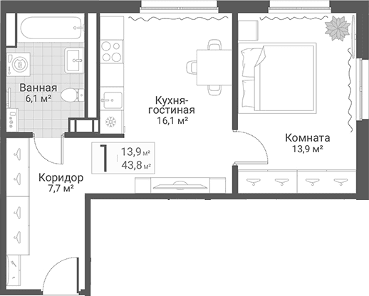 Планировка квартиры