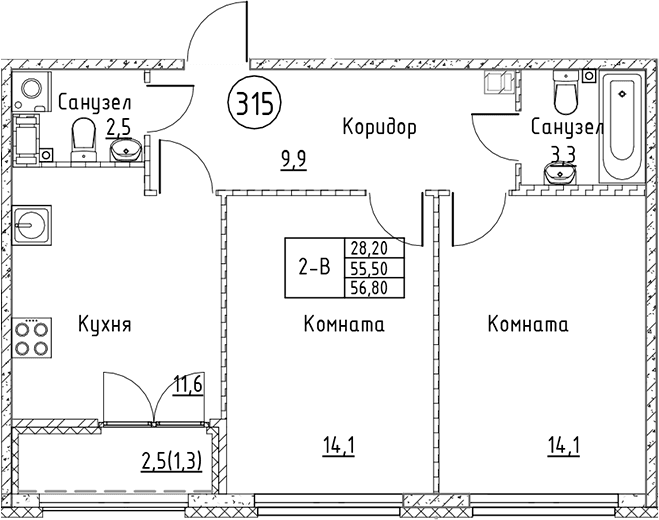 Планировка квартиры