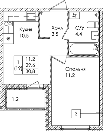 Планировка квартиры
