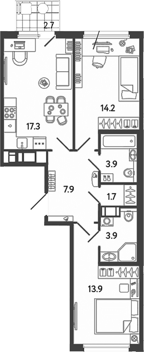 Планировка квартиры