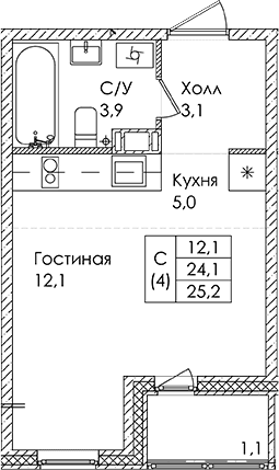 Планировка квартиры