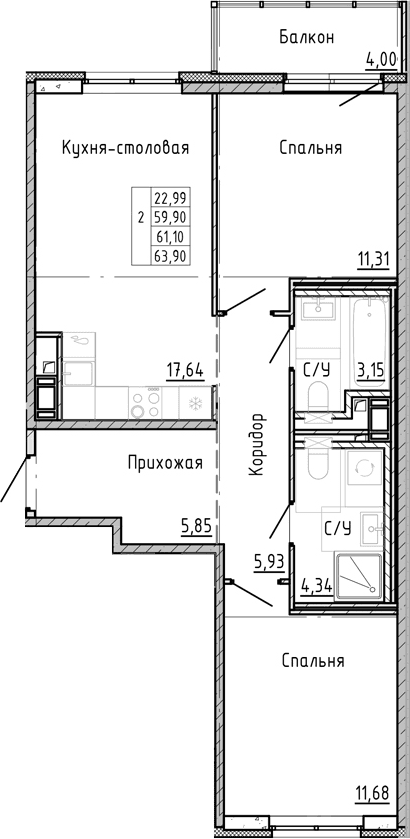 Планировка квартиры