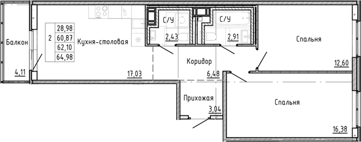 Планировка квартиры