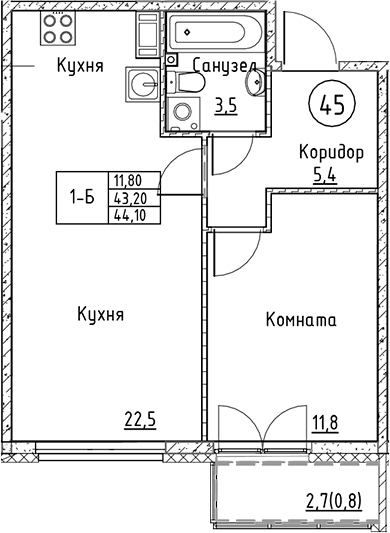 Планировка квартиры