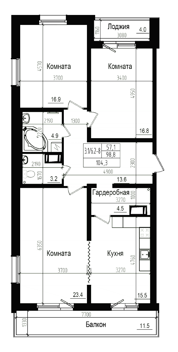 Планировка квартиры