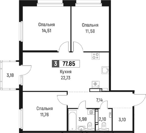Планировка квартиры