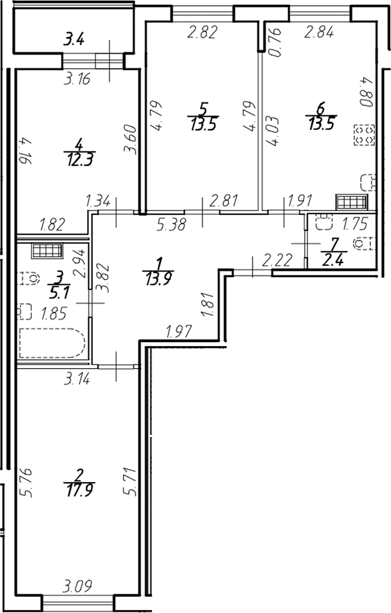 Планировка квартиры