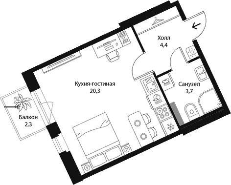 Планировка квартиры