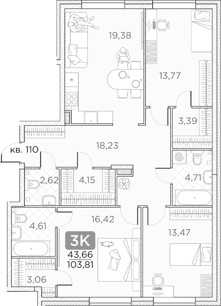 Планировка квартиры