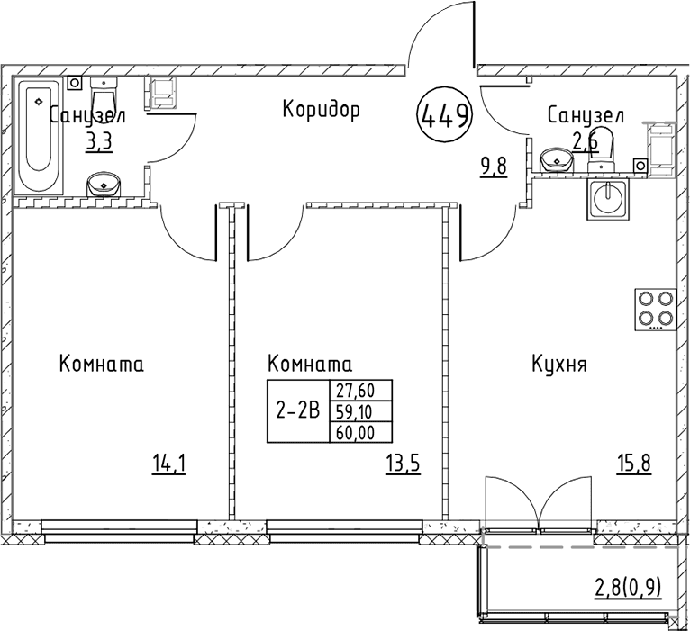 Планировка квартиры