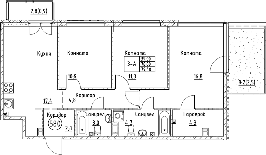 Планировка квартиры