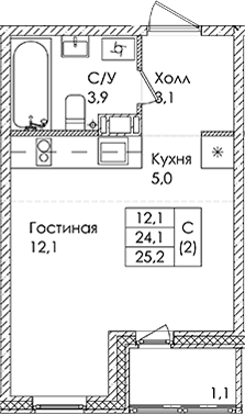 Планировка квартиры