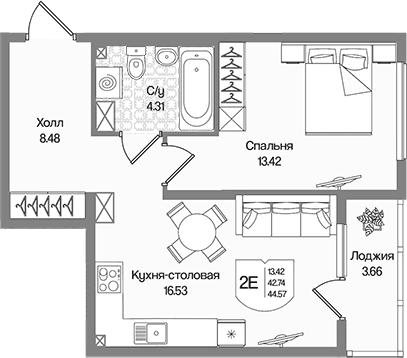 Планировка квартиры