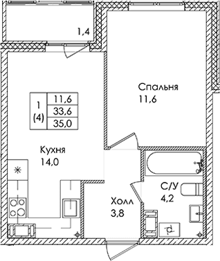 Планировка квартиры