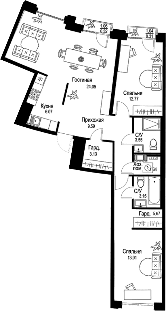 Планировка квартиры