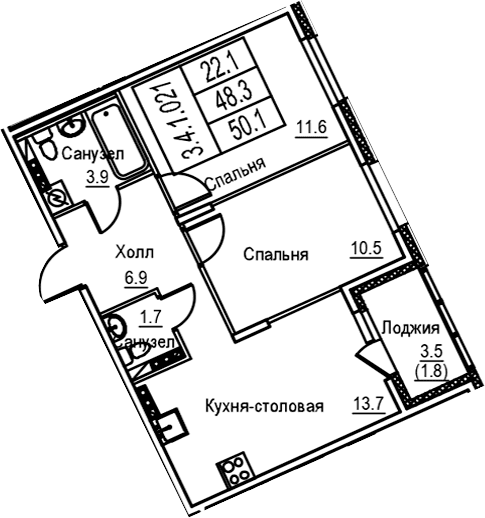 Планировка квартиры