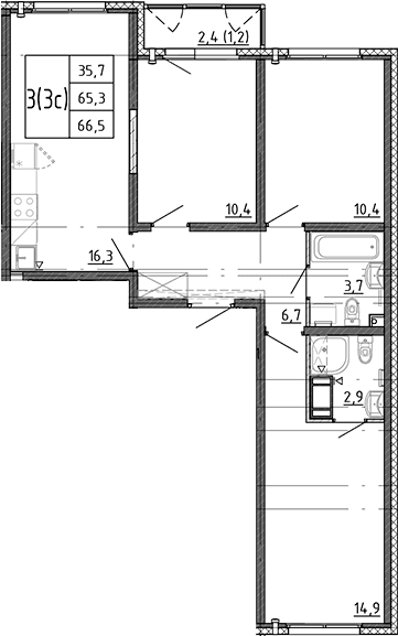 Планировка квартиры