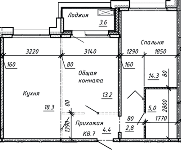 Планировка квартиры
