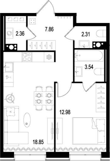 Планировка квартиры