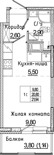 Планировка квартиры