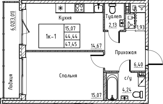 Планировка квартиры