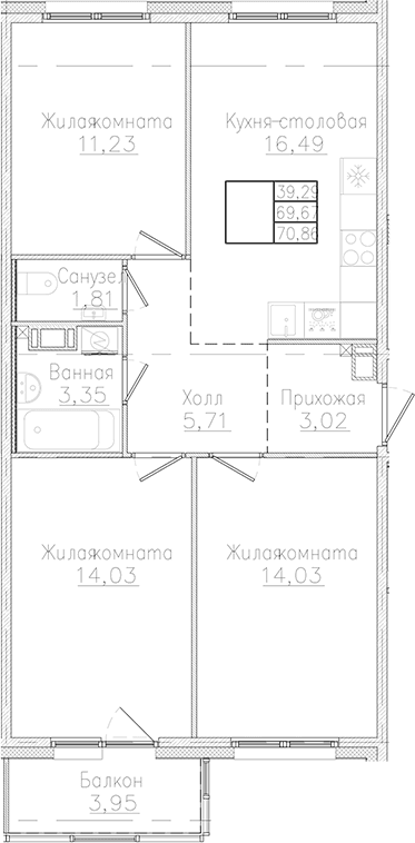 Планировка квартиры