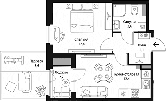 Планировка квартиры